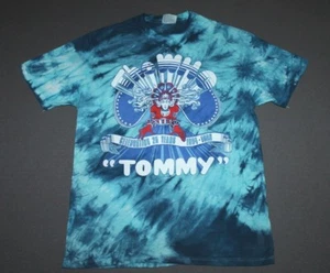 M * vtg 80s 1989 THE WHO Tommy tie dye t shirt * 70.123 tour - Picture 1 of 6