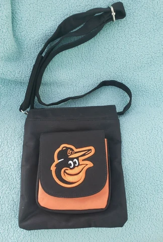 Baltimore Orioles MLB Purse Plus Touch Phone  ID Wallet Charm over shoulder Bag Cover
