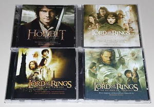 4 CD SET LORD OF THE RINGS HOBBIT SOUNDTRACK - HOWARD SHORE HERR DER RINGE SCORE - Bild 1 von 3