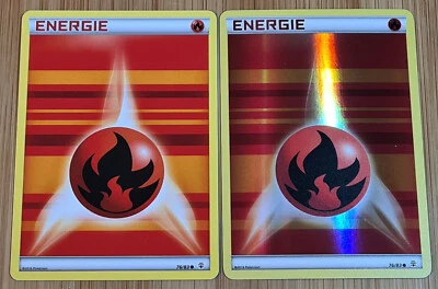 2er Set Feuer Energie # 76/83 Common & Reverse Holo Generationen 2016 DE Mint - Bild 1 von 4