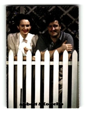 1996 Abbott & Costello Collectible Trading Card #8 Mr Mrs Lou Costello - Image 1 of 4