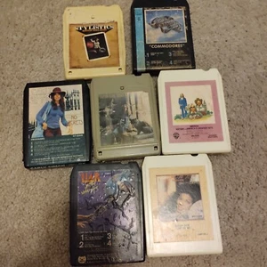LOT OF 7- 8 TRACK TAPES-ALL TESTED-COLE, AMERICA,SIMON,KING,LIAR,STYLISTICS,+ - Picture 1 of 6