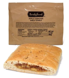 Bridgford "Ready to Eat" MRE Apple Turnover OLDER STOCK - 9/2017 - Picture 1 of 3