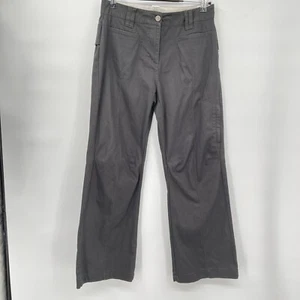 Pantalones Woolrich para mujer 4 piernas rectas informales bolsillos elásticos grises ligeros - Imagen 1 de 11