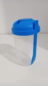 Lunch Box Transparent Blue Fork Salad Fruite Vegetables - Picture 1 of 3