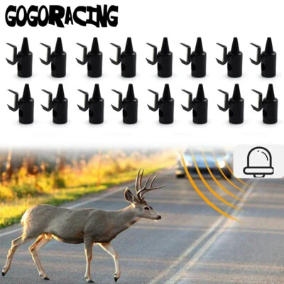 WUTONG 12 Deer Whistles Wildlife Warning Device Animal Sonic Alert Car Safety Accessory