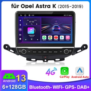 128G Android 13 Radio Für Opel Astra K 2015-2019 Carplay GPS Nav DAB WiFi 6+128G - Bild 1 von 11