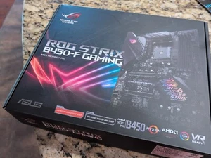 Motherboard ASUS ROG STRIX B450-F with Ryzen5 2600 Processor & 32gb DDR4 RAM - Picture 1 of 4