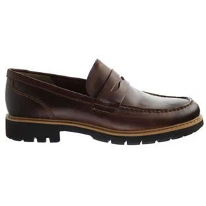 Clarks Batcombe Edge Mens Brown Shoes - Picture 1 of 5