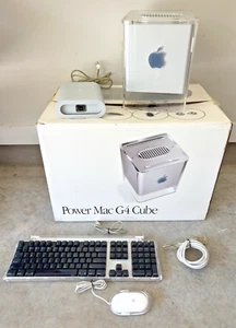 Vintage Apple Power Mac G4 Cube in Original Box - Powers On - Please Read AS IS - Photo 1/24