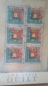 Vintage "Log Cabin Quilt" 550 Pieces Puzzle by Current 1990 New Sealed - Picture 1 of 10