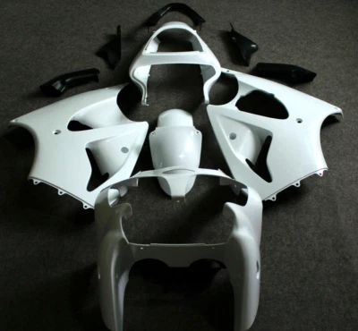 For Kawasaki Ninja ZZR600 2005 2006 2007 2008 Fairing Bodywork Unpainted +Bolts - Image 1 of 4