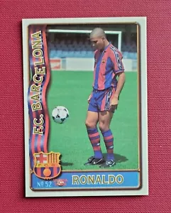 Ronaldo FC Barcelona original rookie card # 52 Mundicromo La Liga 1996 - 97 MINT - Imagen 1 de 10