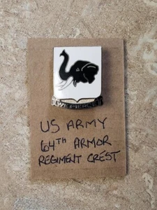 US Army 64th Armor Regiment Crest DUI - Picture 1 of 3
