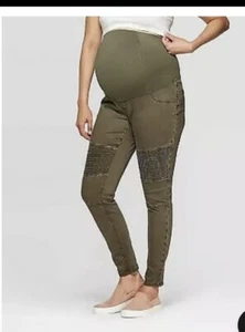 Jeggings utilitarios con panel cruzado de maternidad - Isabel Maternity de Ingrid & Isabel - Imagen 1 de 6