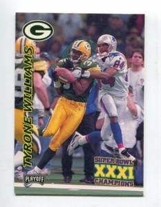 1997 Packers Playoff #40 Tyrone Williams Nebraska / Green Bay Packers