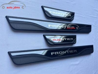 Para Nissan Frontier Accesorios Cubierta de umbral de puerta de coche Placa de desgaste Protector Embellecedores Foto 1 de 4