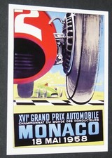 2007 #15 1958 RACING MOTOR GRAND PRIX MONACO COOPER SPORTING PROFILES CARD