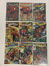 Spider-Man #1,#1 2, 3, 4, 5, 6, 7, 8Torment, 1990, Todd McFarlane, Marvel Lot 9