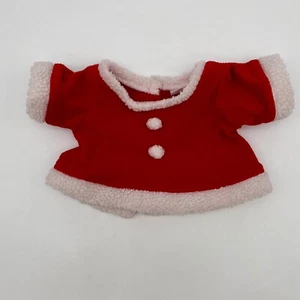 Build A Bear The Grinch Dr Seuss Red Christmas Santa Jacket Only Teddy Costume - Picture 1 of 9