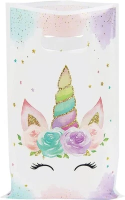 30 PIEZAS Unicornios Bolsas para regalos Bolsas para fiestas con asas para niños Cumpleaños Foto 1 de 4