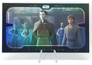 2023 Topps Star Wars Flagship Widevision Box Topper Count Dooku & Qui Gon Jinn - Picture 1 of 12