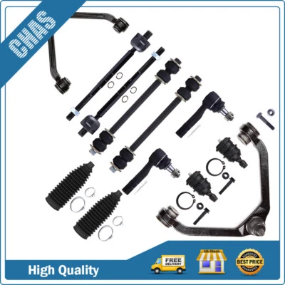 Se adapta a Ford Explorer 1998-2001 12 piezas brazo de control delantero barra estabilizadora rótula Foto 1 de 4