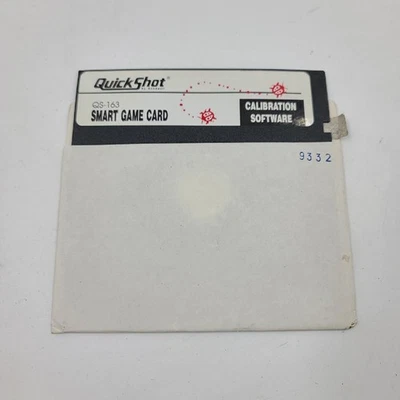 QuickShot QS-163 Smart Game Card Calibration Software Disk / 5.25" Floppy - Image 1 of 2