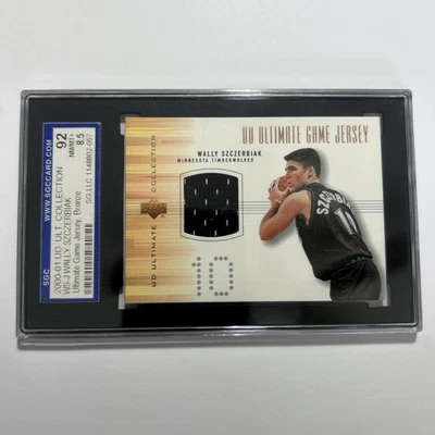 2000-01 UD Ultimate Collection - Game Jersey Wally Szczerbiak #WS-J SGC 92 - Image 1 of 4
