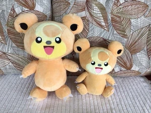 Teddiursa Pokemon Build-a-Bear Workshop Plüschtier Kuscheltier + kleinere Version - Bild 1 von 7