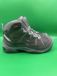 Stivali da trekking Keen donna CIRCADIA in pelle grigio medio impermeabili taglia 9 - Foto 1 di 9