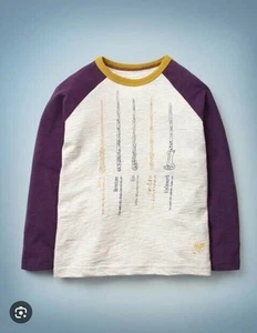 Mini Boden Boys Harry Potter Raglan T Shirt  Age 5-6 Years Brand New G5 - Picture 1 of 4