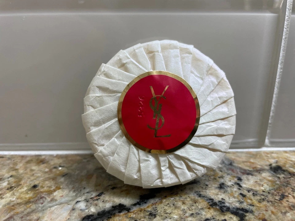 Jabón perfumado vintage Champagne de Yves Saint Laurent 1,75 oz diseñador YSL Foto 1 de 1