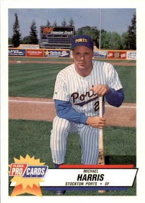 1993 Stockton Ports Fleer/ProCards 757 Michael Harris Lexington Kentucky NM Card - Image 1 of 2
