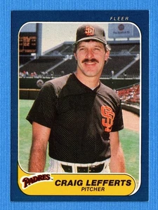 1986 Fleer #328 Craig Lefferts San Diego Padres - Picture 1 of 1