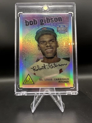 2001 Topps Archives Reserve - Bob Gibson #35 - Image 1 of 2