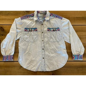 Vintage Country Nuovo Button Down Shirt. Tribal/Aztec/Western. Button. Medium - Picture 1 of 9