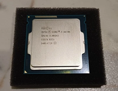Intel Core i5-4670K (4x 3.40GHz) 6 MB Cache SR14A CPU Sockel 1150 Prozessor - Bild 1 von 4