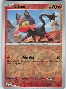 PO-01 Reverse Holo Litten 032/162 Common SV05: Temporal Forces - Picture 1 of 1