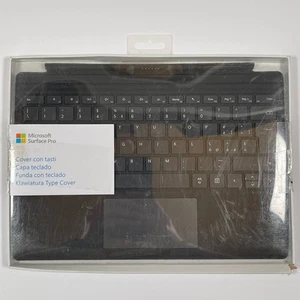 UNTESTED Microsoft Type Cover Keyboard Trackpad for Surface Pro - Black - Afbeelding 1 van 6