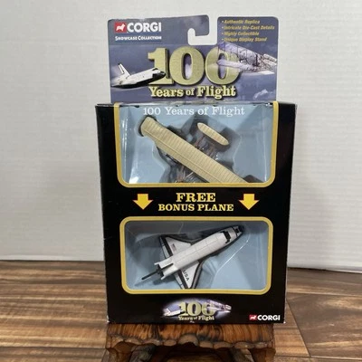 Corgi Space Race 100 Years of Flight Planes Wright Flyer Space Shuttle Columbia - Image 1 of 4