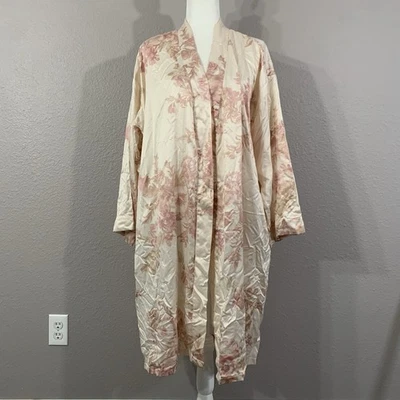 Monique Lhuillier керамики амбара размер M/L букет цветочный принт кимоно галстук халат - Изображение 1 из 4