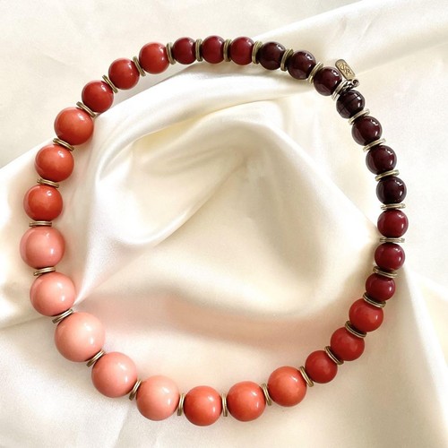 SAINT LAURENT (YSL) Collana di perle in pietra Yves Saint Laurent YSL vintage