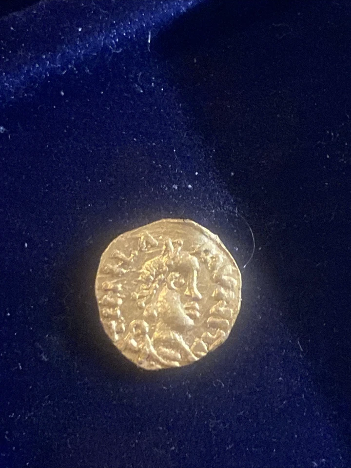  Monnaie Trémissis Mérovingien Or - Photo 1/2