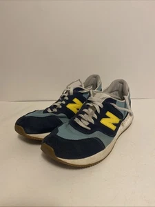 NEW BALANCE X-70 Fresh Foam Sneakers Blue Yellow Retro Women's US 9.5 - Picture 1 of 17