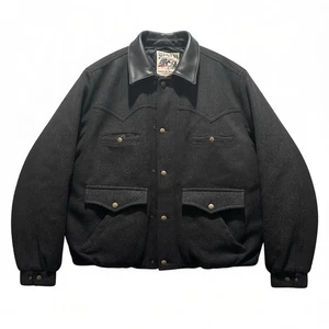 Schaefer Outfitter Men’s Summit Jacket Style 570 Size L Wool Bomber Coat - Picture 1 of 7