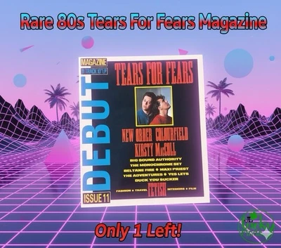 Tears For Fears New Order Kirsty MacColl Debut Magazine Issue 11 1985 10” LP - Image 1 of 4