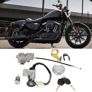 ˘Universal Motorcycle Ignition Switch Set Electric Door Lock Practical Accessory - Picture 1 of 12