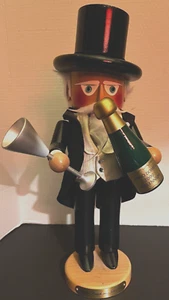 German Steinbach Wood" Millennium Man" Nutcracker 17" Celebrate - Picture 1 of 21