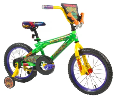 Teenage Mutant Ninja Turtles 16-inch Boys BMX Bike Child 5-7 Year Kids Children - Image 1 of 3